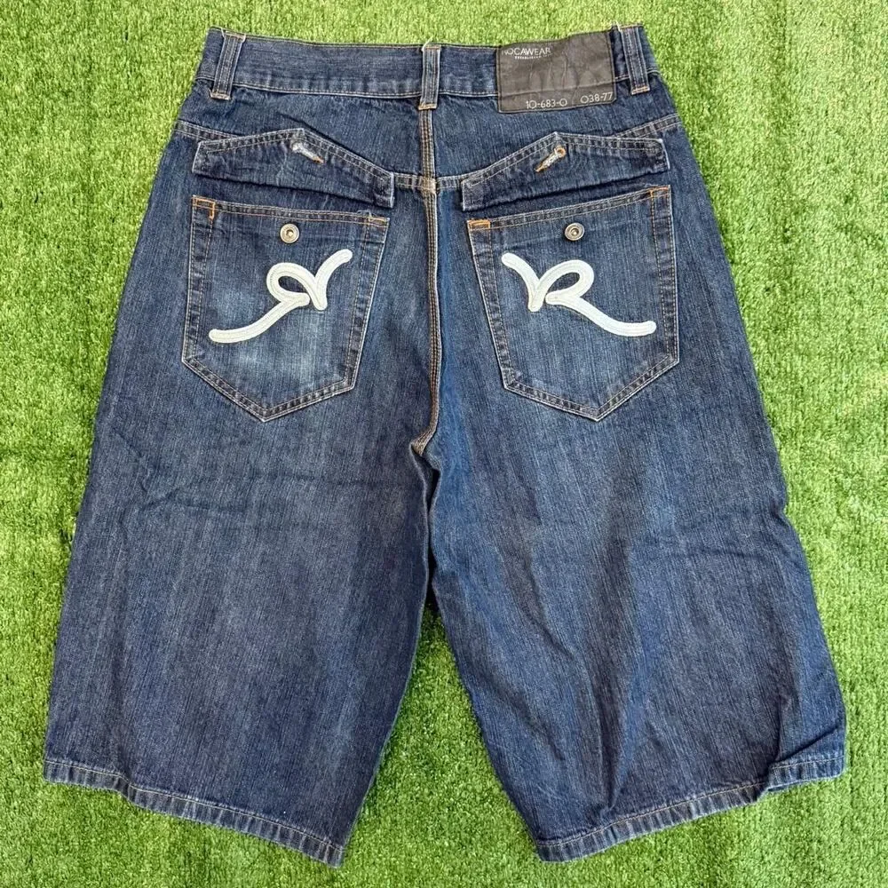 Rocawear Men's Blue and Navy Shorts